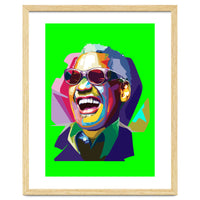 Ray Charles Jazz Singer Pop Art Illustration