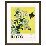 Katsushika Hokusai - Hydrangea and swallow thumbnail