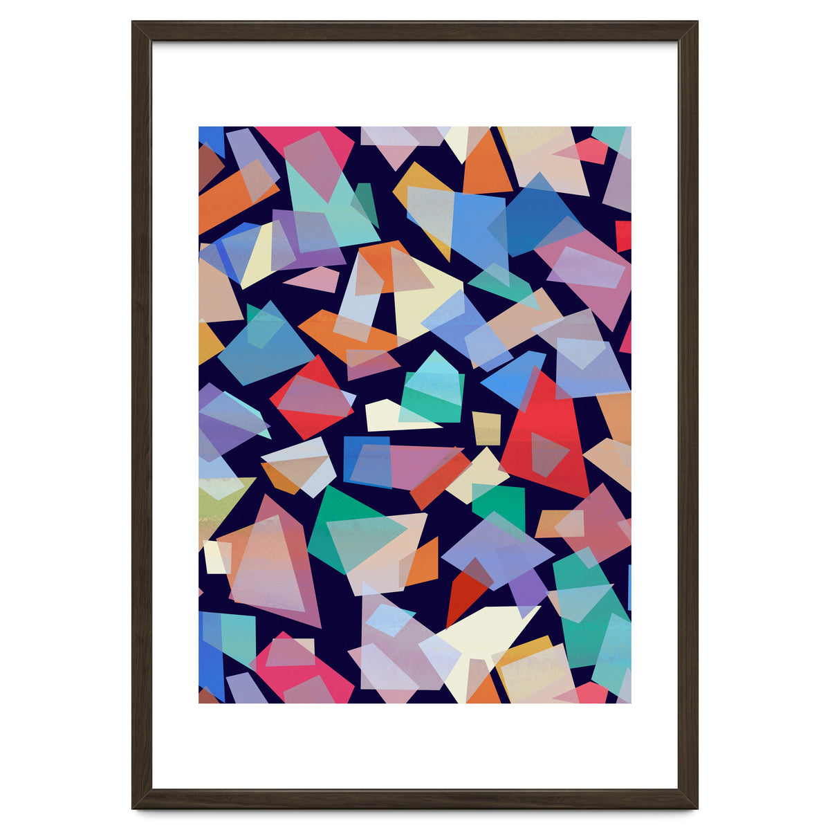 Geometric Squares Collage