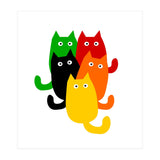 A Bunch Of Cats (Print Only) thumbnail