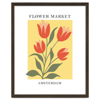 Amsterdam Flower Market - Modern Colorful Botanical Print