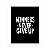 Winners Never Give Up (Print Only) thumbnail