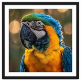 Blue And Gold Macaw Portrait Close Up thumbnail