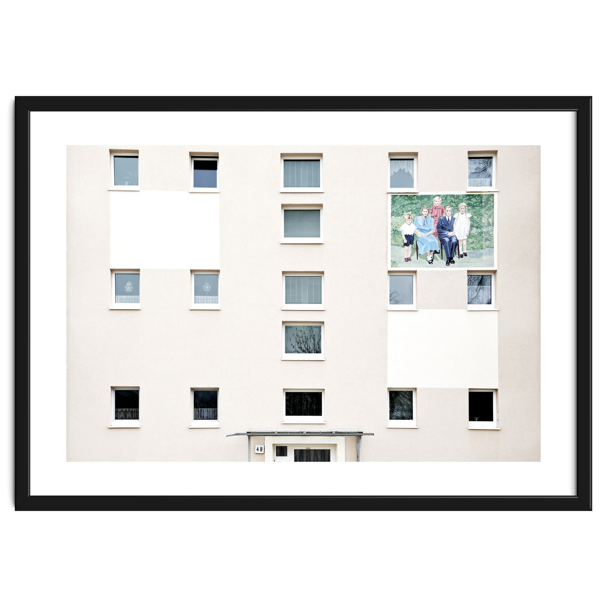 Family Painting on the wall of the residential