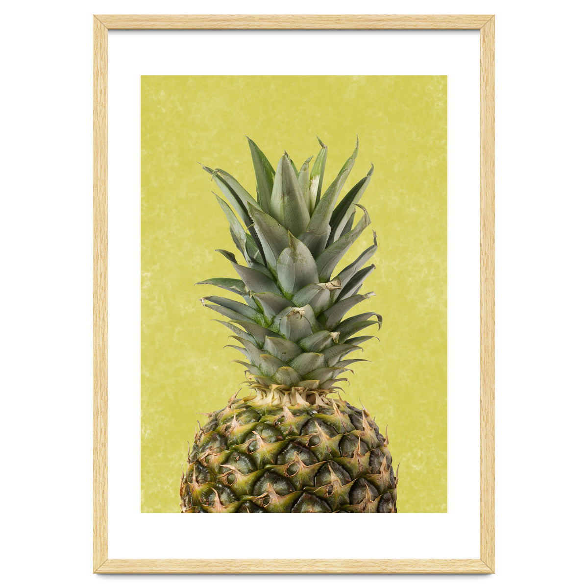 Pineapple Crown, Tropical Summer Fruit Art