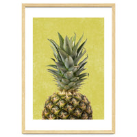Pineapple Crown, Tropical Summer Fruit Art