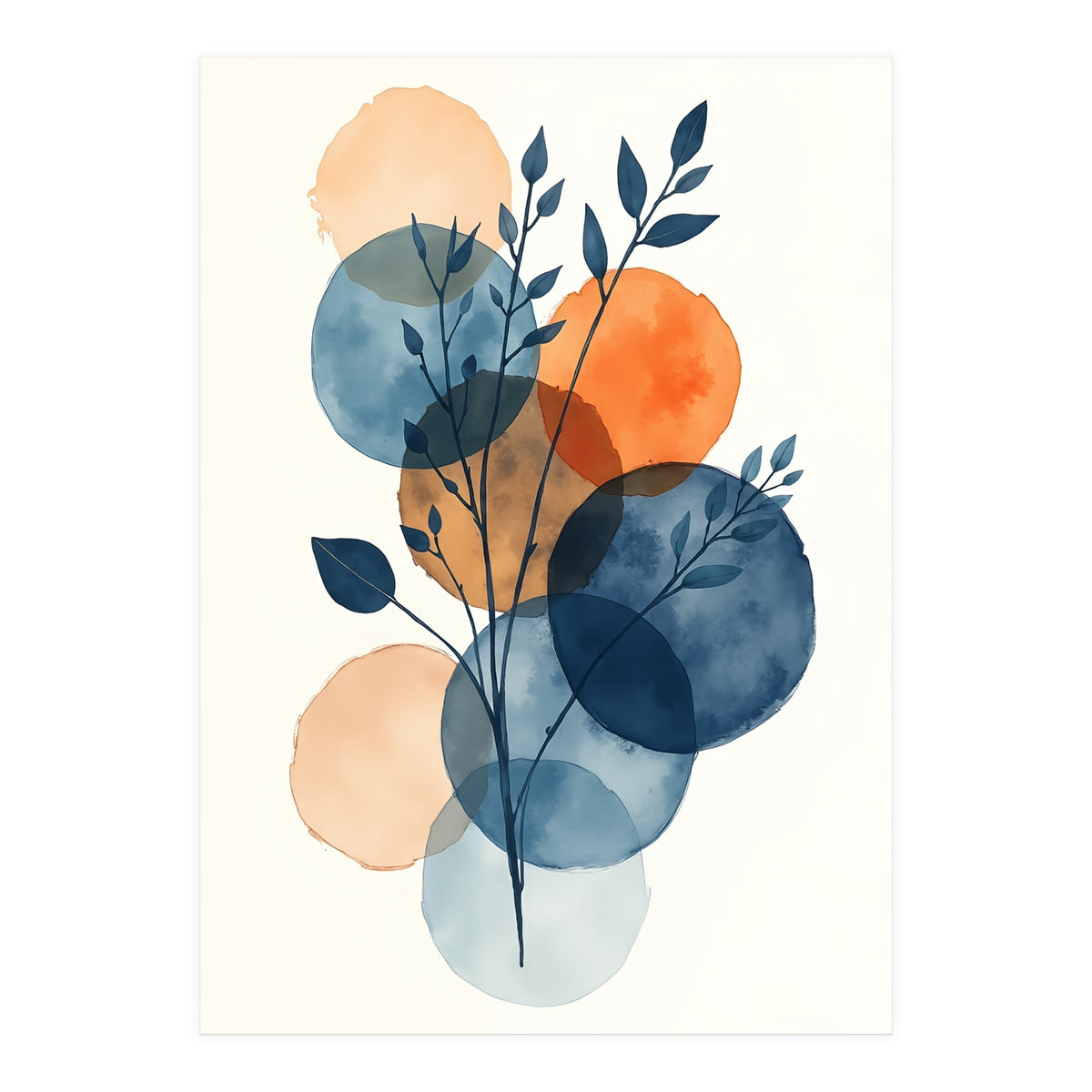Flower Abstract Botanical (Print Only)