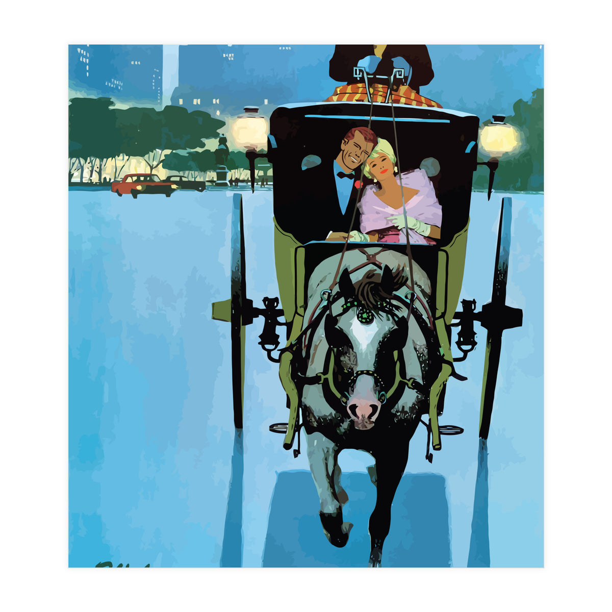 New York Romantic Ride (Print Only)