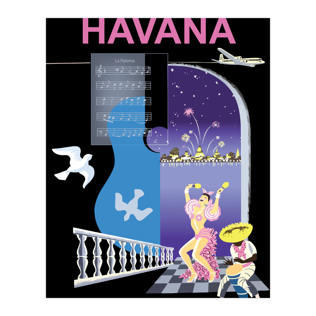 Havana, Dancing Nights, Cuba (Print Only)