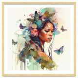 Floral Native Warrior Woman Butterfly Dance thumbnail