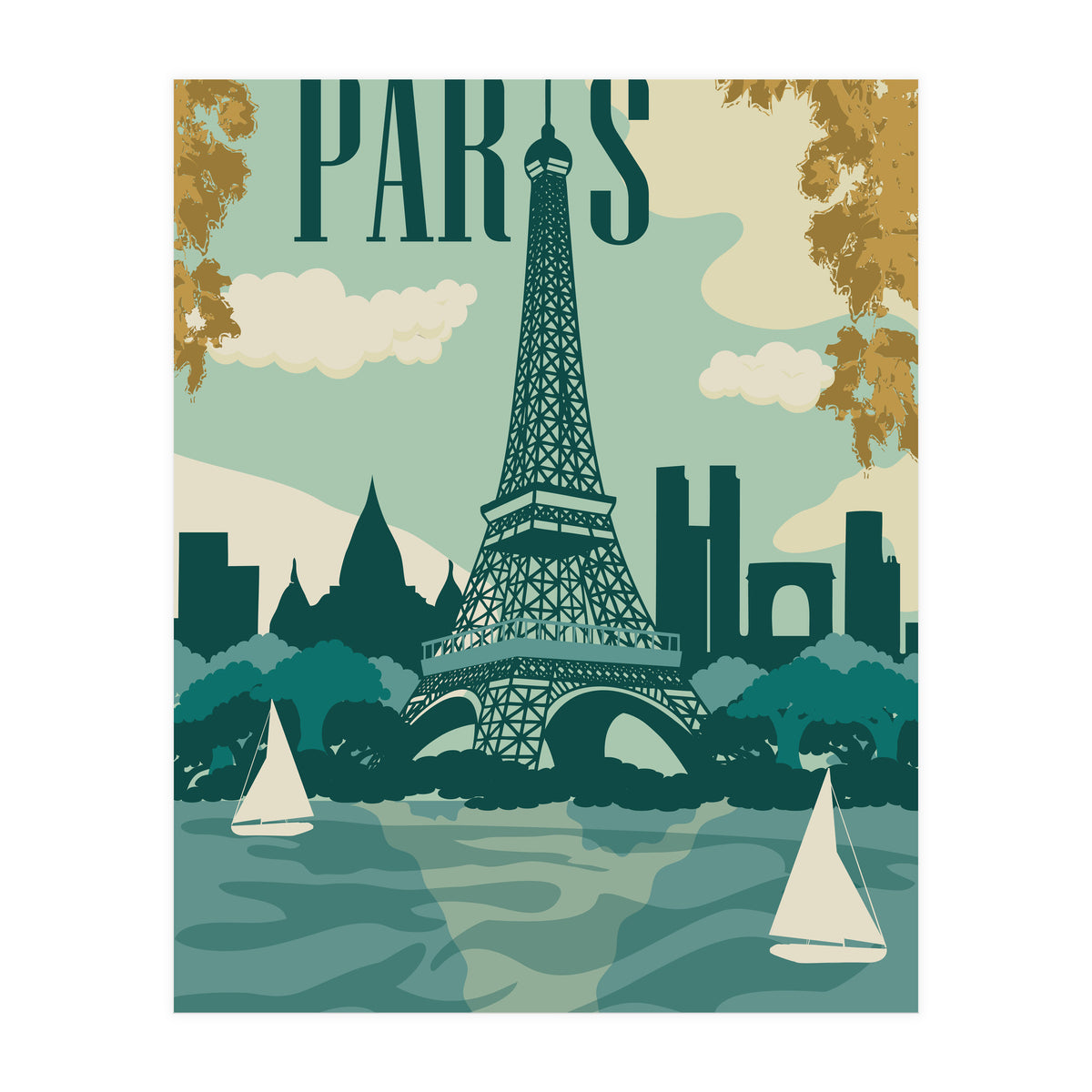 Paris, France (Print Only)