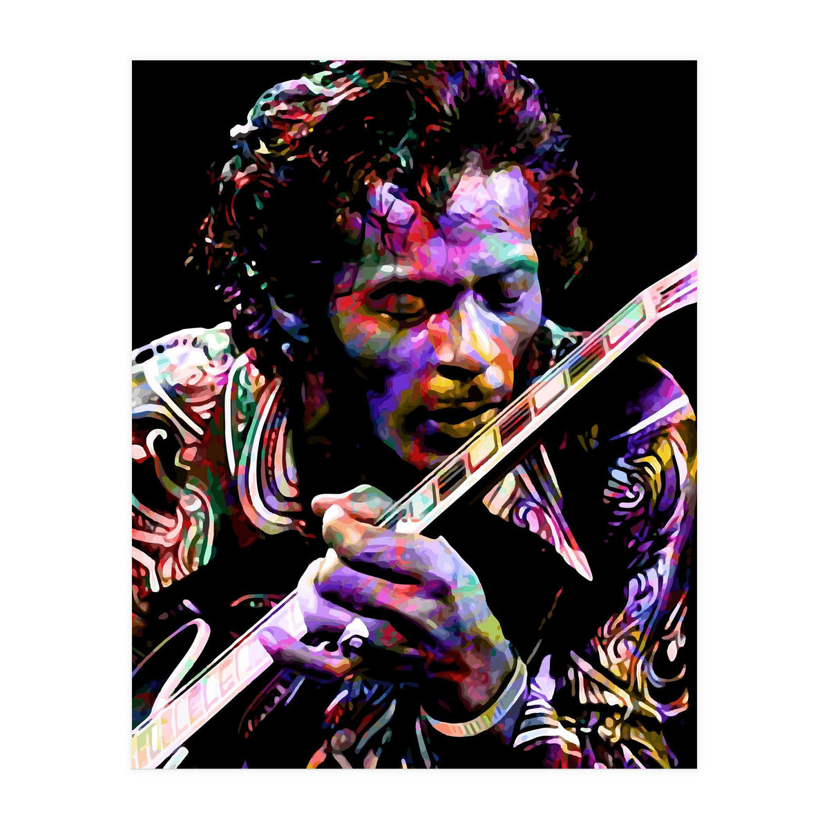 Chuck Berry Rock Guitarist Legend (Print Only)