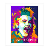 Cindy Lauper 80s Retro Singer Art WPAP (Print Only) thumbnail