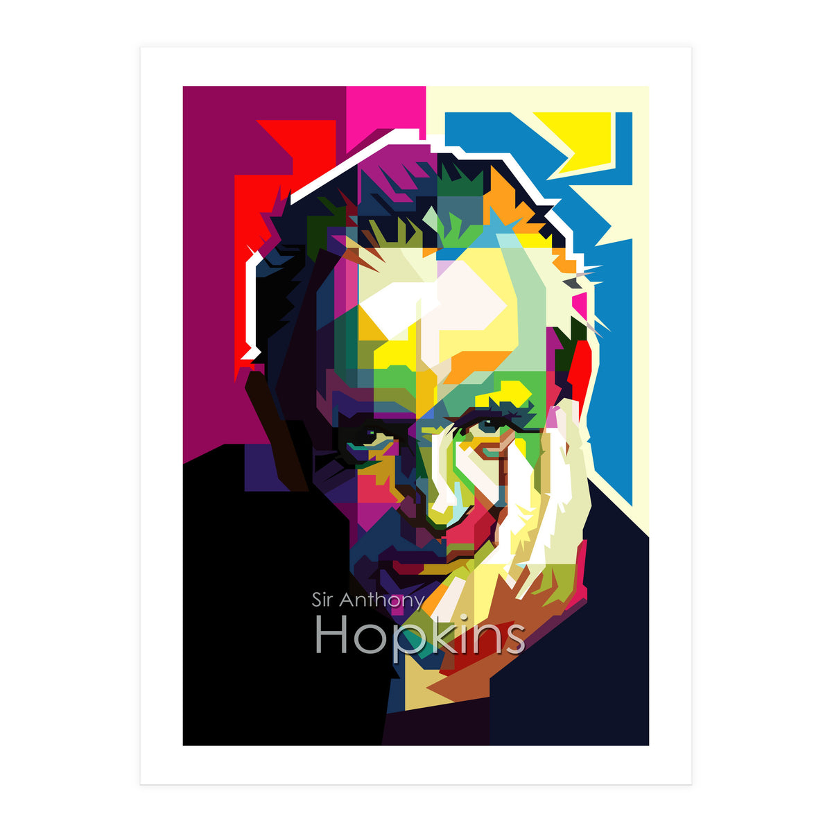 Sir Anthony Hopkins Pop Art WPAP (Print Only)