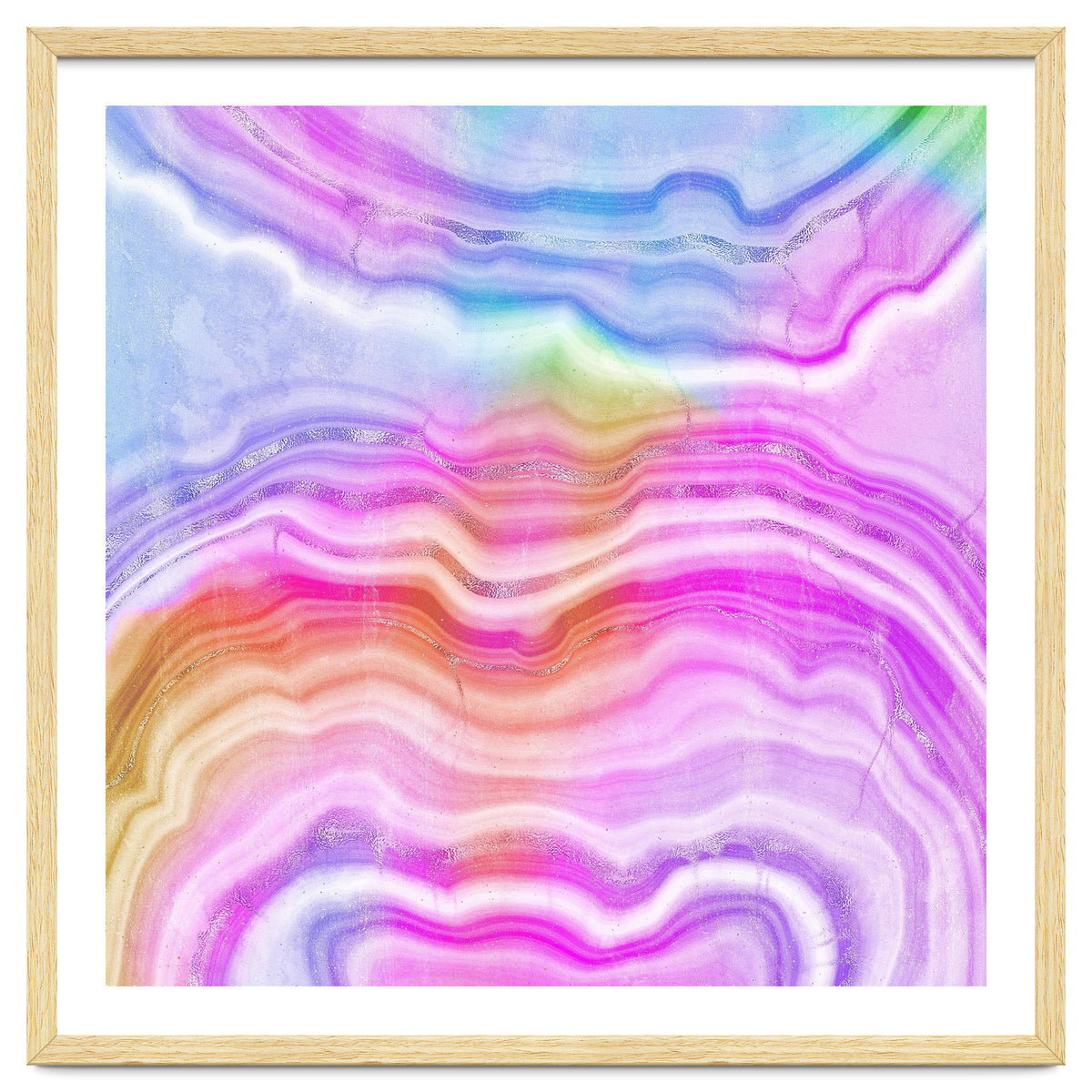 Neon Agate Texture 03