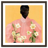 Girl Holding Flowers 2 thumbnail