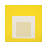 JOSEF ALBERS - HOMAGE TO THE SQUARE YELLOW WHITE (Print Only) thumbnail