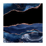 Navy & Rose Gold Agate Texture 16 (Print Only) thumbnail
