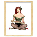 Pinup Sexy Girl Selling Cigarettes thumbnail