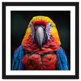 Close Up Portrait Of A Colorful Macaw Parrot thumbnail