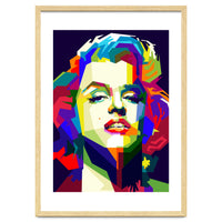 Marilyn Monroe Hollywood Icon Pop Art WPAP