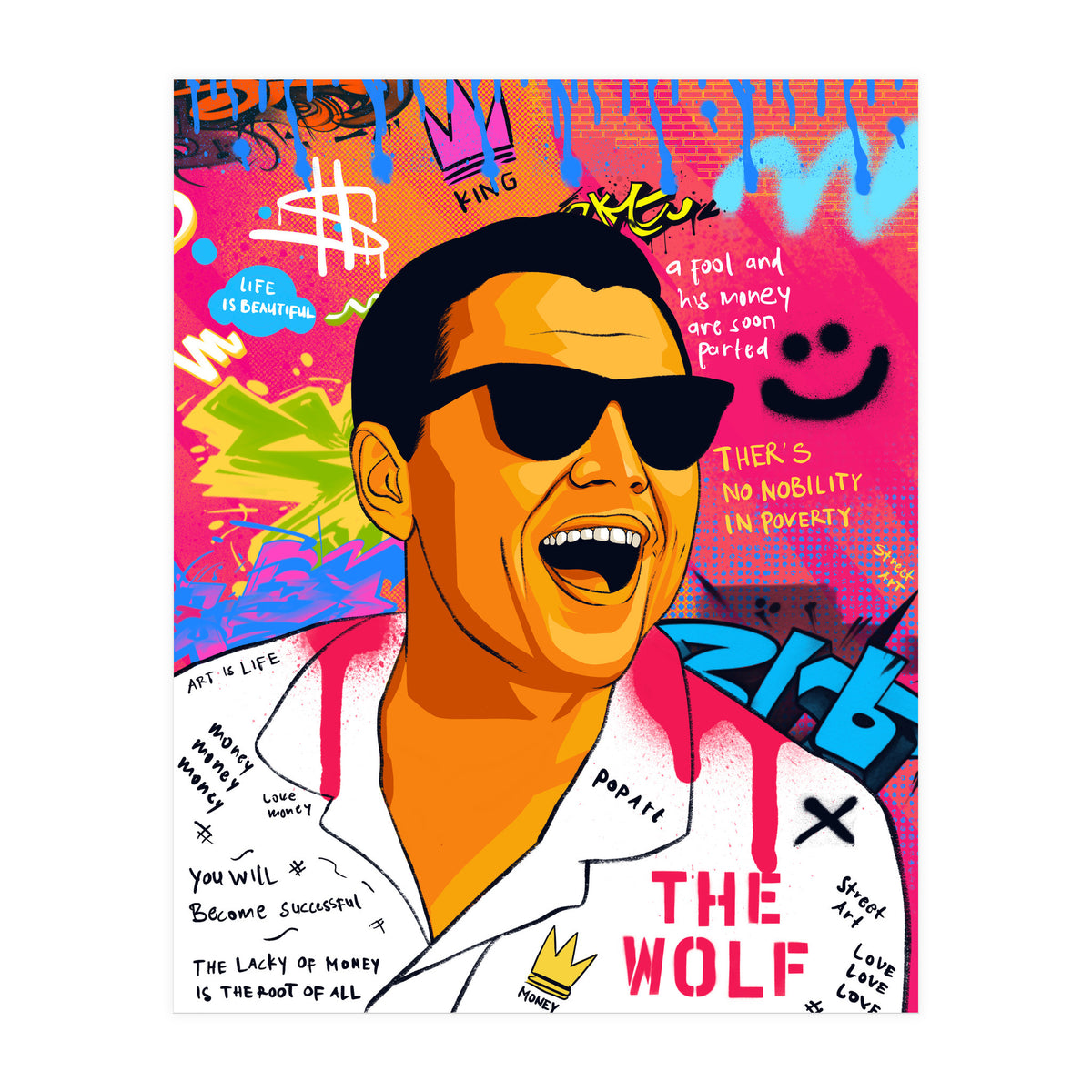 Wolf of Wall St  (Print Only)