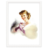 Beautiful Smiling Lady In White thumbnail