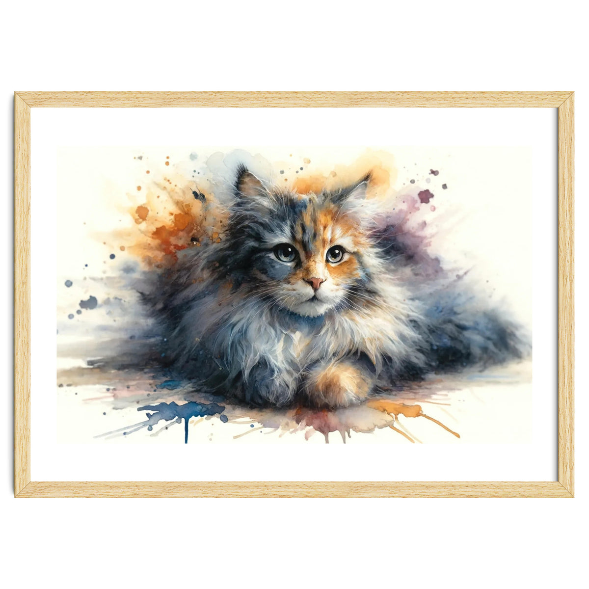 Whimsical Kitten Splash