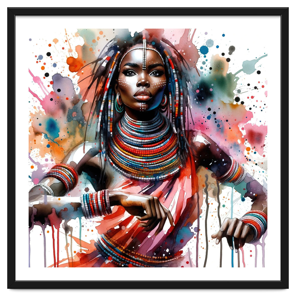 Beaded Majesty Dancer Portrait