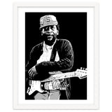 Willie King American Blues Musician in Grayscale thumbnail