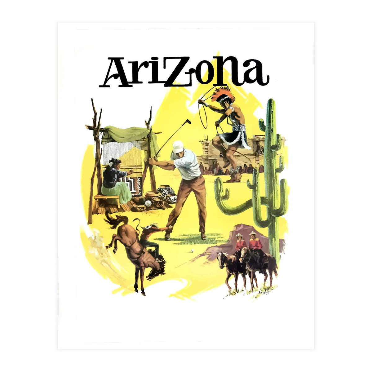 Arizona, Tourist Attractions (Print Only)