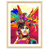 Beauty Traditional Ethnic Woman Pop Art