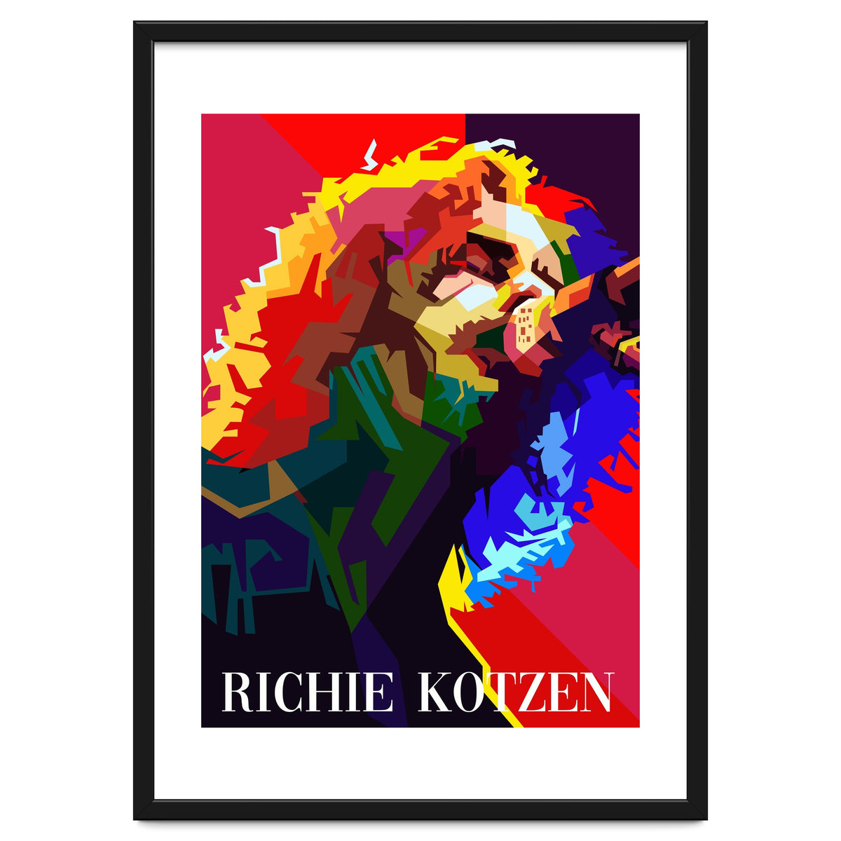 Richie Kotzen American Guitarist Singer Pop Art WPAP