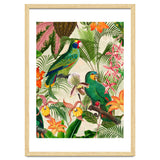 Parrots in tropical Jungle thumbnail