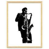 Rahsaan Roland Kirk Jazz Music Legend in Grayscale thumbnail
