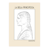 La Bella Principessa – Leonardo Da Vinci Ascii Art (Print Only) thumbnail