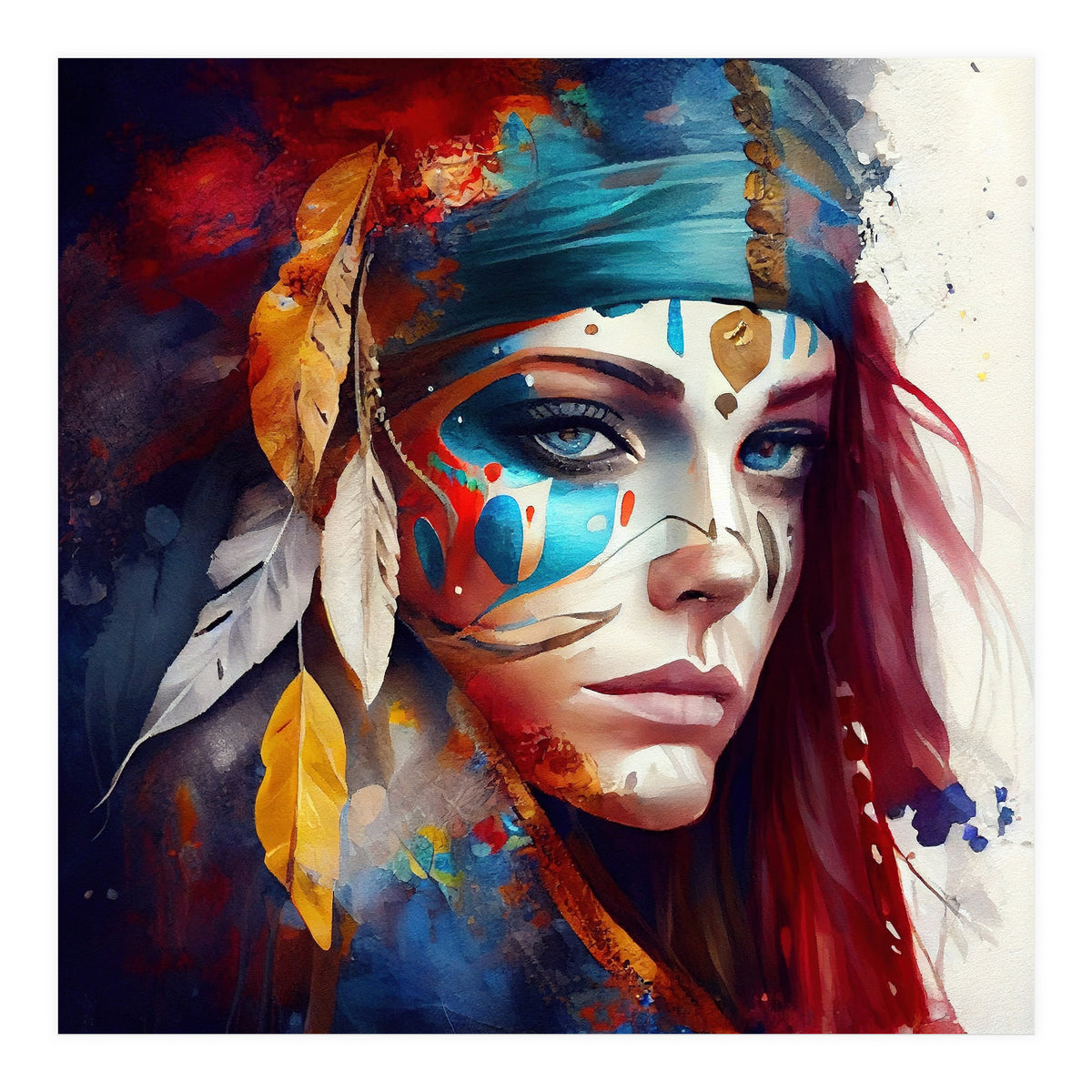 Powerful Warrior Woman #9 (Print Only)