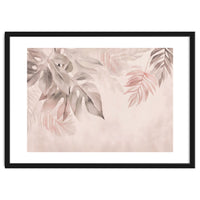 Gentle Leaf Tropical Whispers Watercolor Blush