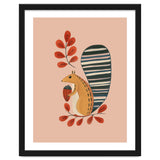Squirrel In A Pink Autumn thumbnail