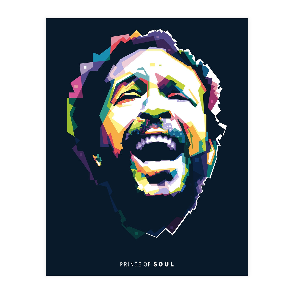 Marvin Gaye Pop Art WPAP (Print Only)