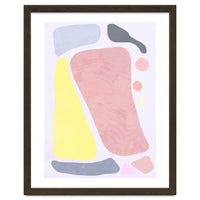 Organic Rustic Abstract Shapes Pastel II