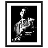 Cannonball Adderley American Jazz Saxophonist in Grayscale thumbnail