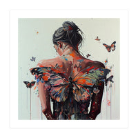 Powerful Butterfly Woman Body #5 (Print Only)