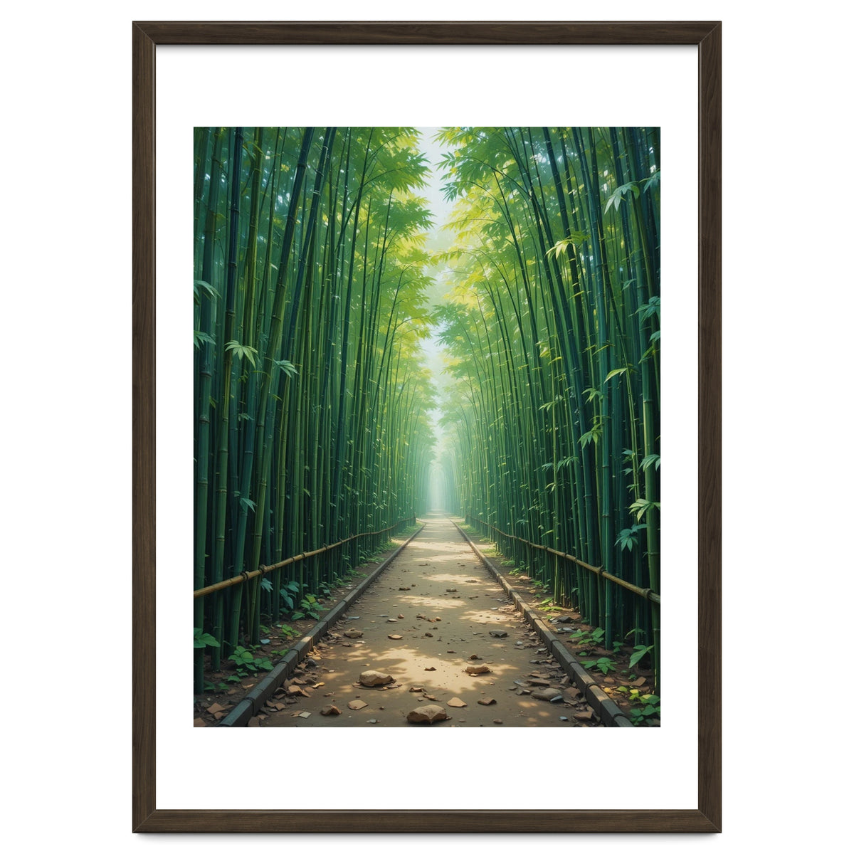 The Emerald Path: A Sun-Drenched Journey