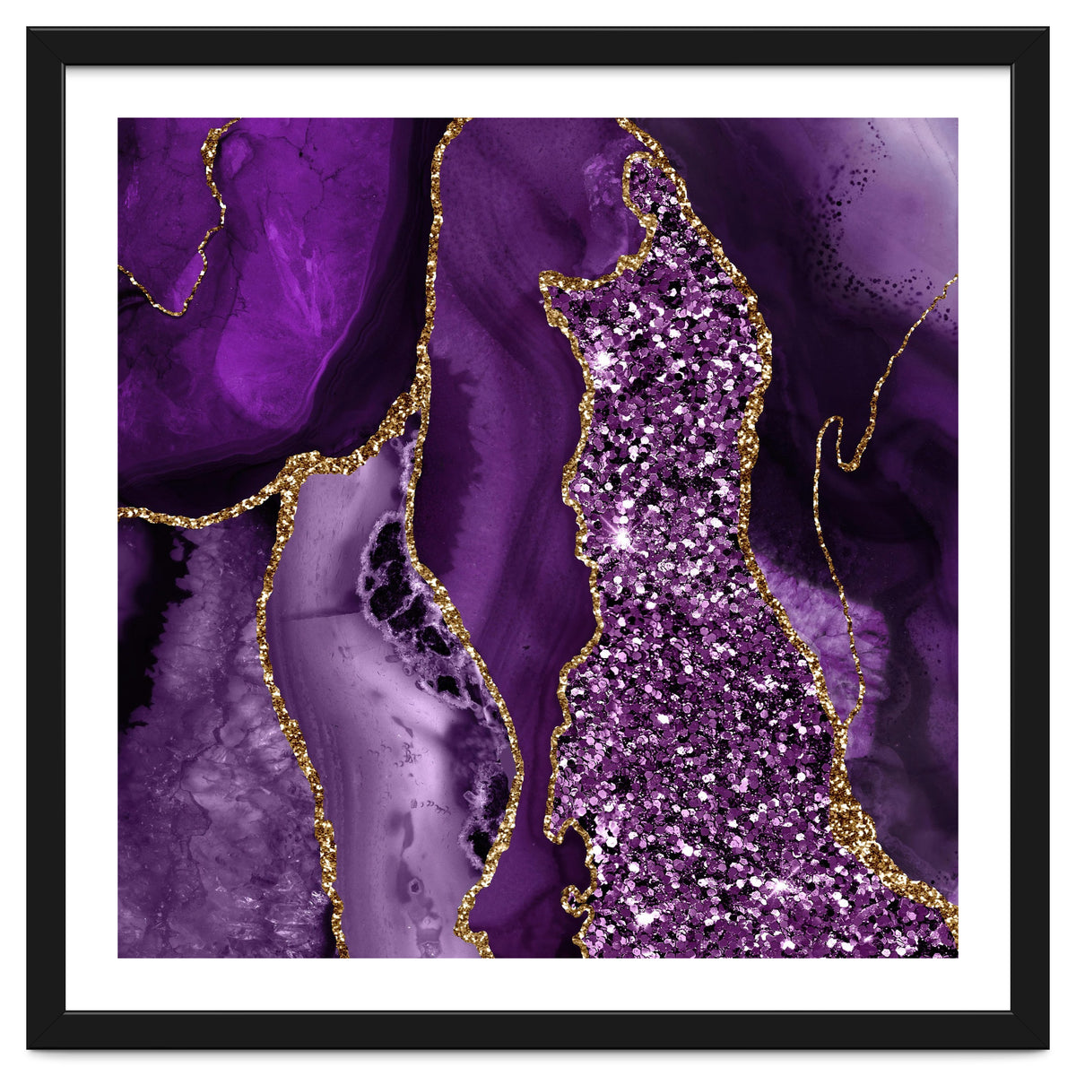 Agate Glitter Ocean Texture 04