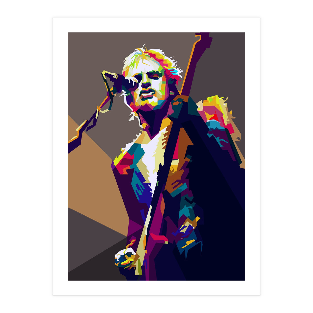 Sting The Police Pop Art WPAP (Print Only)