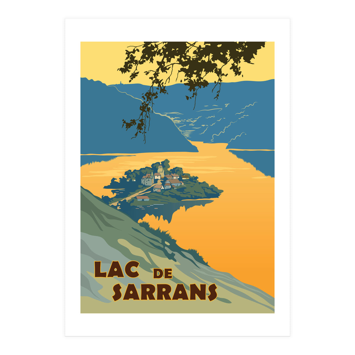 Lac De Sarrans (Print Only)