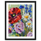 Vibrant Wildflower Meadow Oil Painting thumbnail