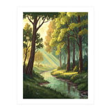 Golden Hour Stream (Print Only) thumbnail