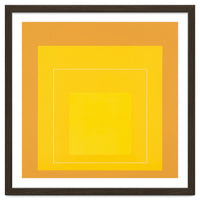 JOSEF ALBERS - HOMAGE TO THE SQUARE ORANGE YELLOW